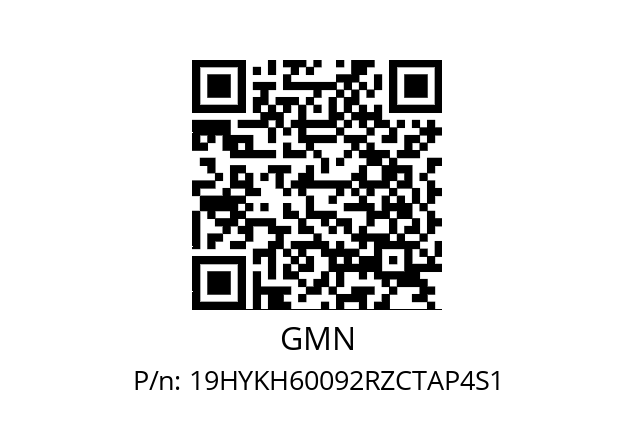   GMN 19HYKH60092RZCTAP4S1