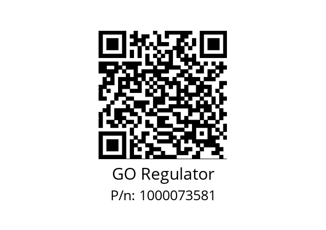   GO Regulator 1000073581