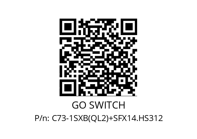   GO SWITCH C73-1SXB(QL2)+SFX14.HS312