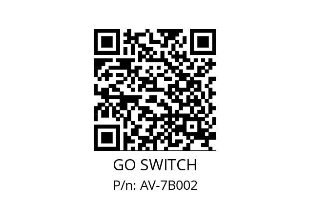   GO SWITCH AV-7B002