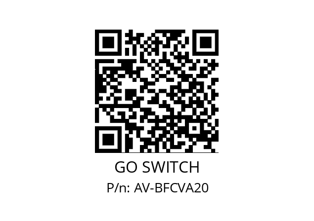   GO SWITCH AV-BFCVA20