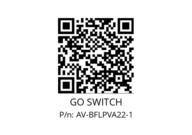   GO SWITCH AV-BFLPVA22-1