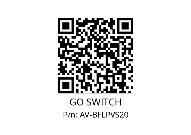   GO SWITCH AV-BFLPVS20