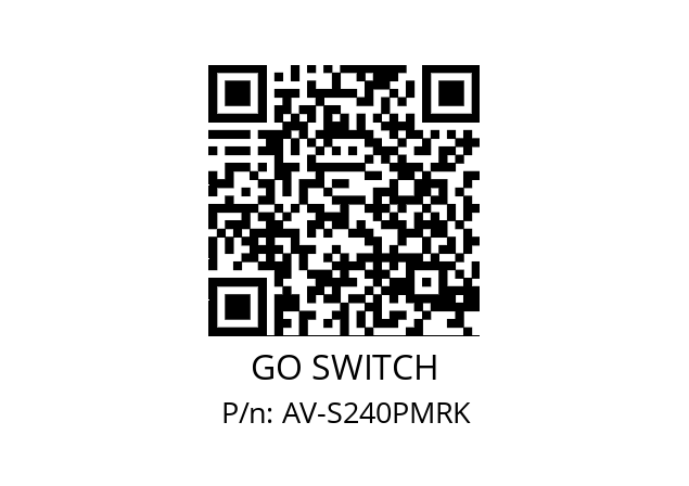   GO SWITCH AV-S240PMRK