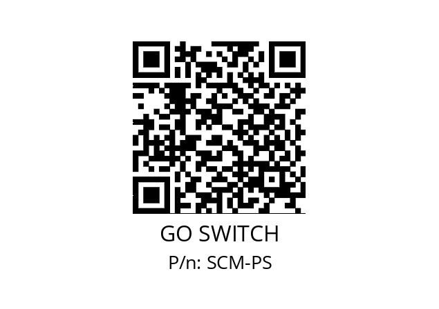   GO SWITCH SCM-PS