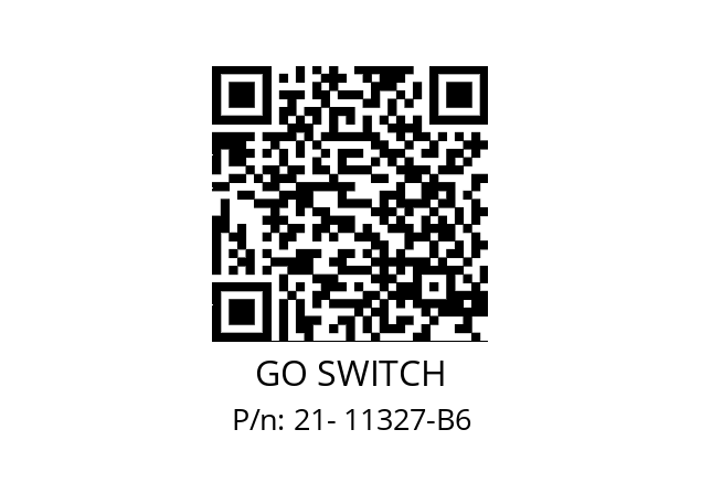   GO SWITCH 21- 11327-B6