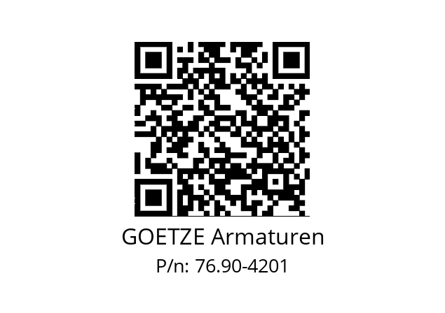   GOETZE Armaturen 76.90-4201