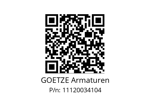   GOETZE Armaturen 11120034104