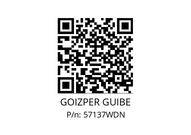   GOIZPER GUIBE 57137WDN