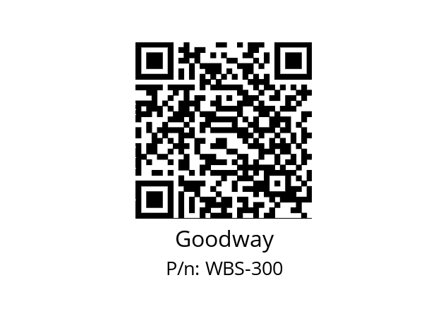   Goodway WBS-300