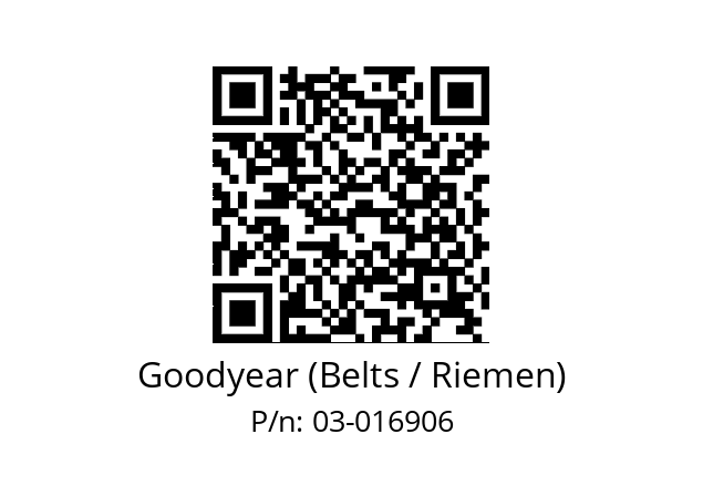   Goodyear (Belts / Riemen) 03-016906