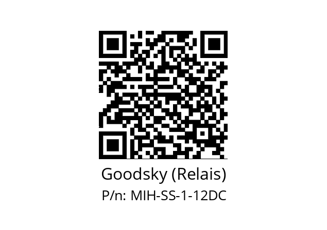   Goodsky (Relais) MIH-SS-1-12DC