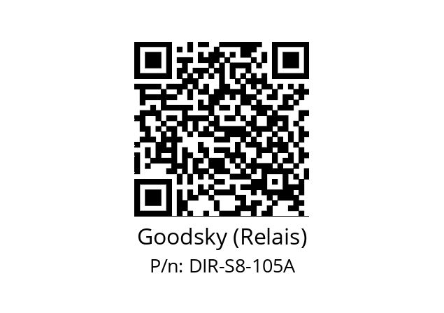   Goodsky (Relais) DIR-S8-105A