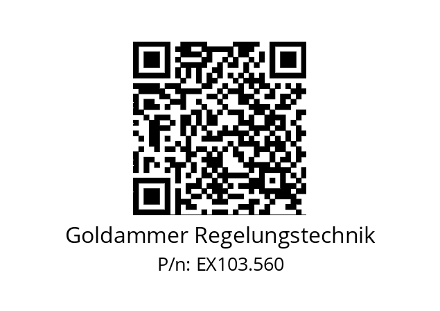   Goldammer Regelungstechnik EX103.560