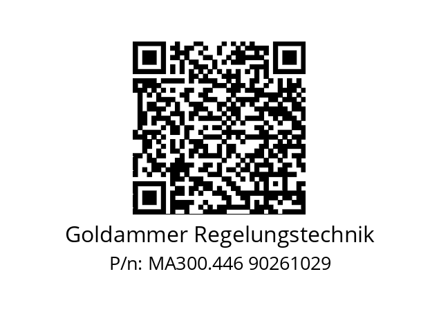   Goldammer Regelungstechnik MA300.446 90261029