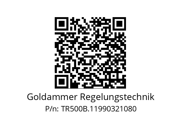   Goldammer Regelungstechnik TR500B.11990321080