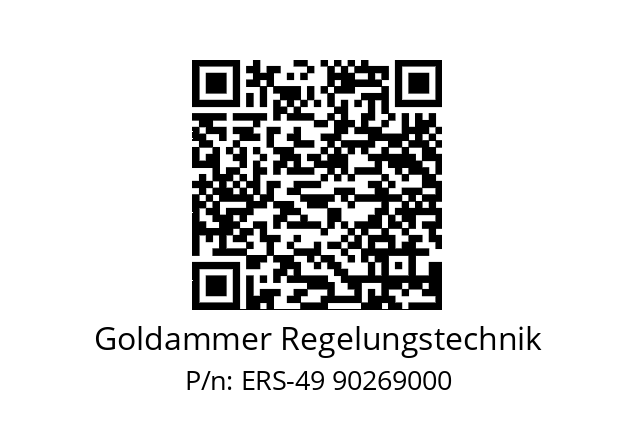   Goldammer Regelungstechnik ERS-49 90269000