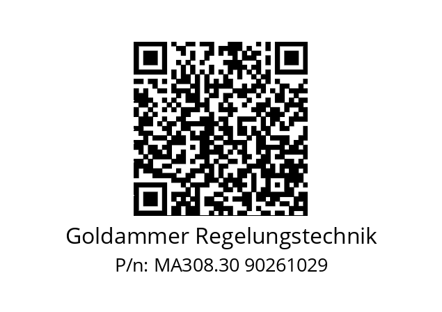   Goldammer Regelungstechnik MA308.30 90261029