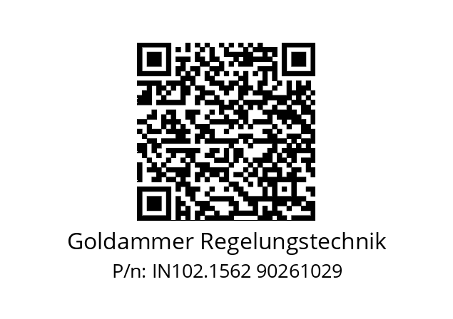   Goldammer Regelungstechnik IN102.1562 90261029