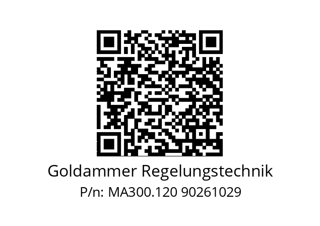   Goldammer Regelungstechnik MA300.120 90261029