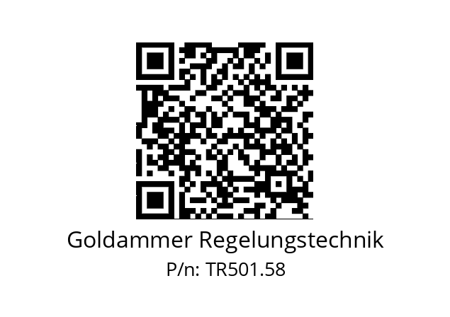   Goldammer Regelungstechnik TR501.58