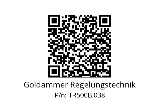   Goldammer Regelungstechnik TR500B.038