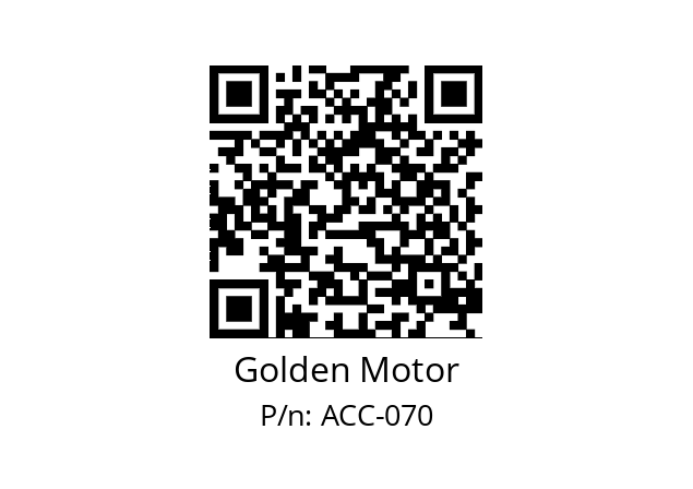   Golden Motor ACC-070