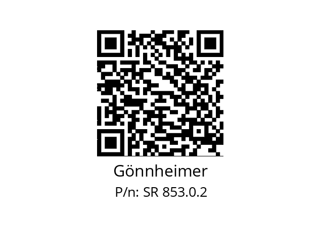   Gönnheimer SR 853.0.2