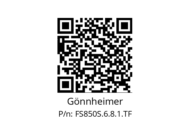   Gönnheimer FS850S.6.8.1.TF