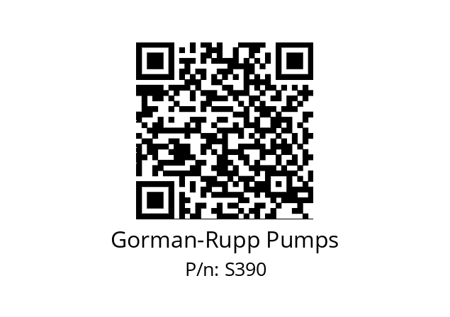   Gorman-Rupp Pumps S390