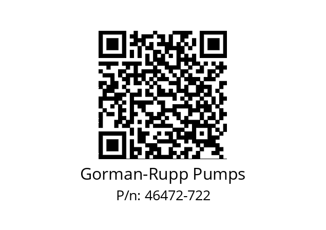   Gorman-Rupp Pumps 46472-722