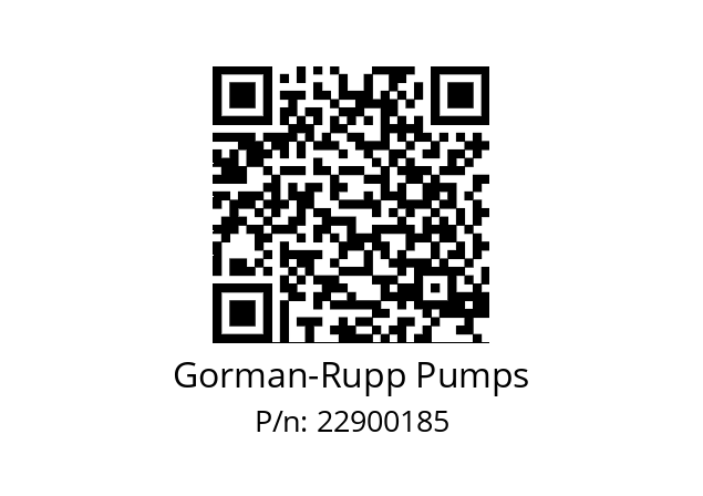   Gorman-Rupp Pumps 22900185