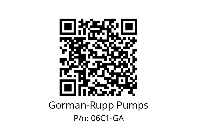   Gorman-Rupp Pumps 06C1-GA