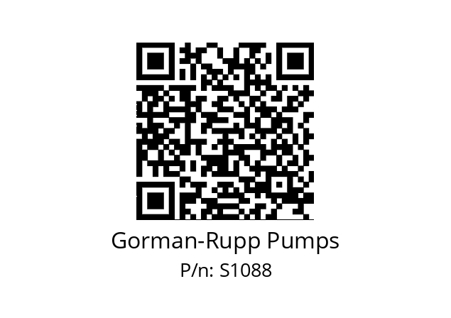   Gorman-Rupp Pumps S1088