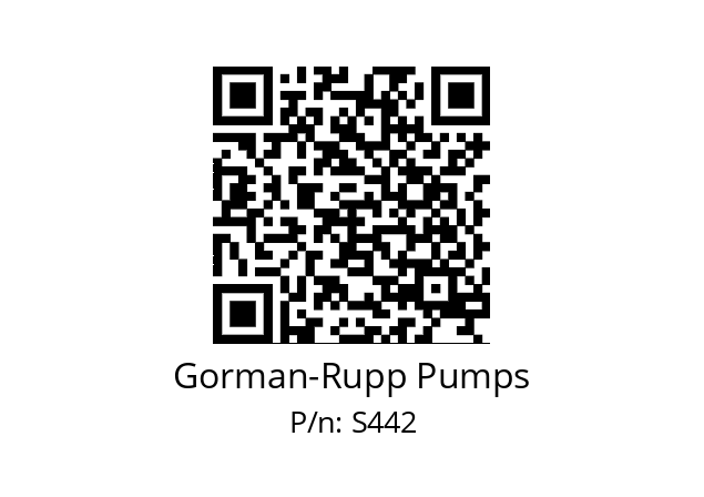   Gorman-Rupp Pumps S442