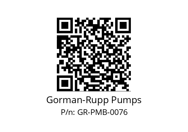   Gorman-Rupp Pumps GR-PMB-0076