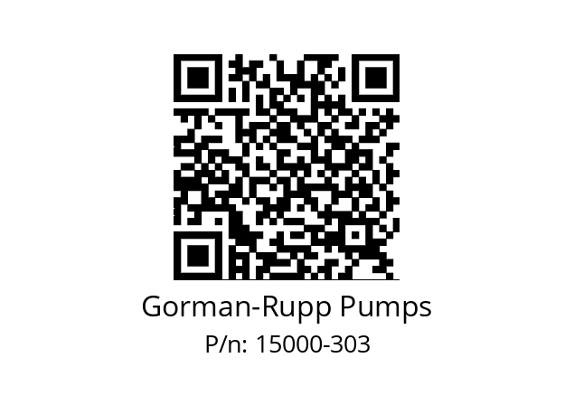   Gorman-Rupp Pumps 15000-303