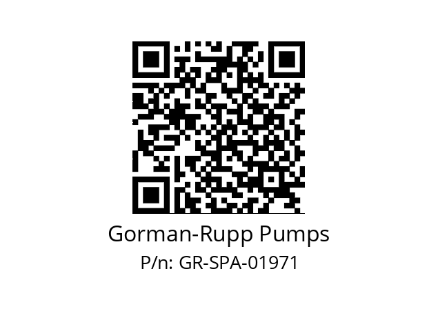   Gorman-Rupp Pumps GR-SPA-01971