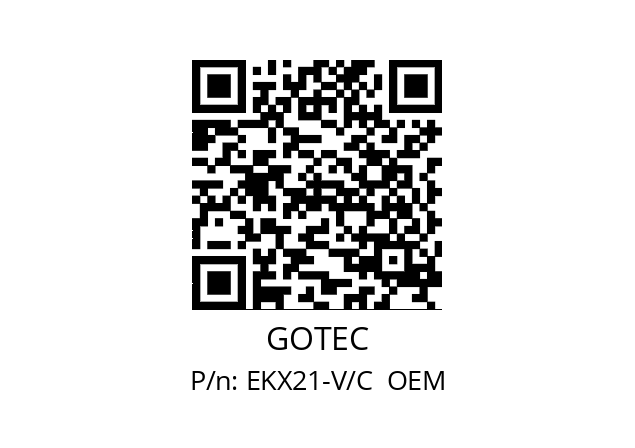   GOTEC EKX21-V/C  OEM