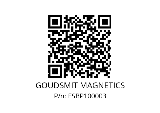   GOUDSMIT MAGNETICS ESBP100003