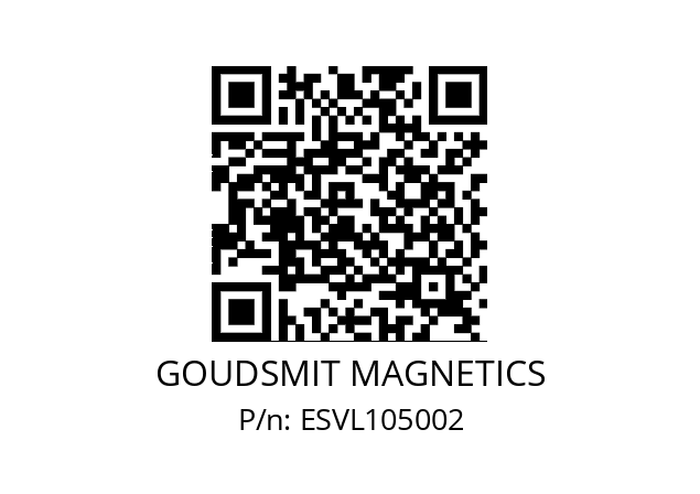   GOUDSMIT MAGNETICS ESVL105002