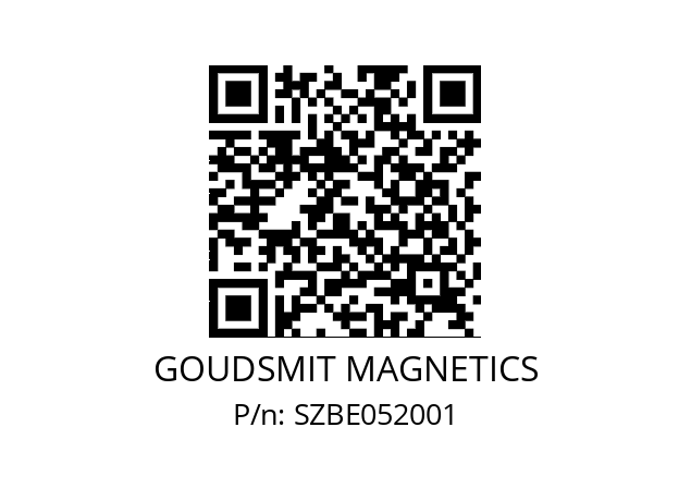   GOUDSMIT MAGNETICS SZBE052001