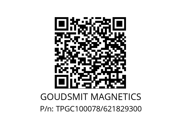   GOUDSMIT MAGNETICS TPGC100078/621829300