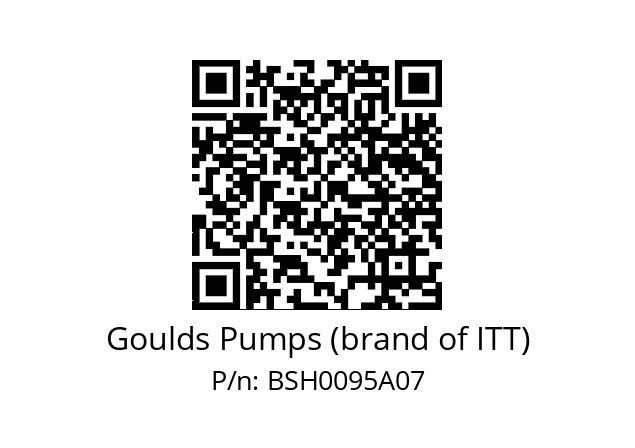   Goulds Pumps (brand of ITT) BSH0095A07