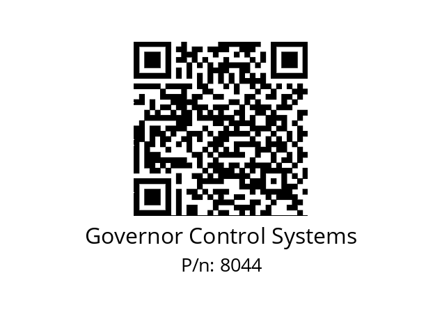   Governor Control Systems 8044