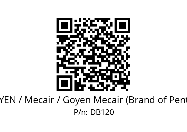   GOYEN / Mecair / Goyen Mecair (Brand of Pentair) DB120