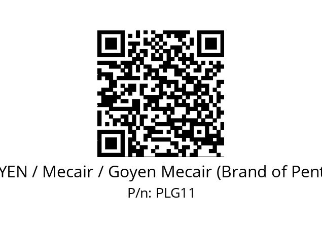   GOYEN / Mecair / Goyen Mecair (Brand of Pentair) PLG11