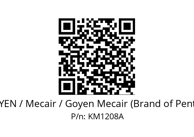   GOYEN / Mecair / Goyen Mecair (Brand of Pentair) KM1208A