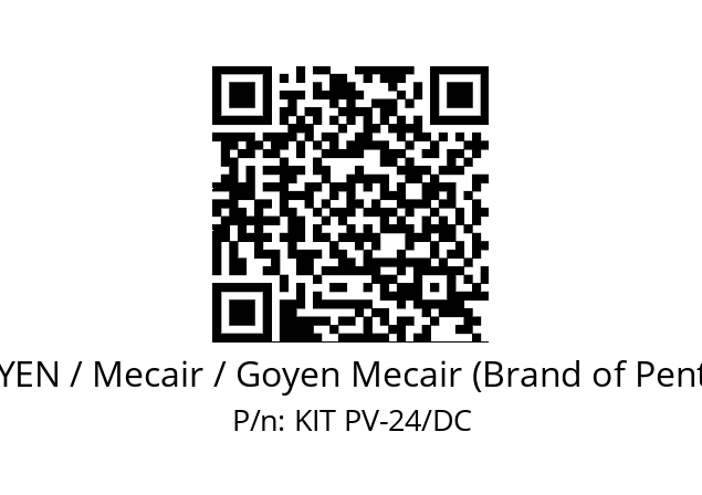   GOYEN / Mecair / Goyen Mecair (Brand of Pentair) KIT PV-24/DC