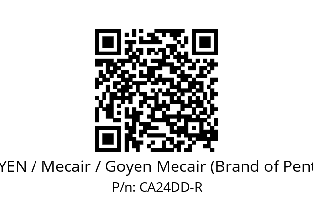   GOYEN / Mecair / Goyen Mecair (Brand of Pentair) CA24DD-R